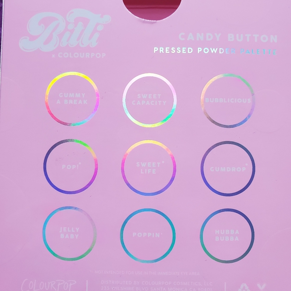 Bitti X Colourpop Candy Button Palette - Picture 5 of 5